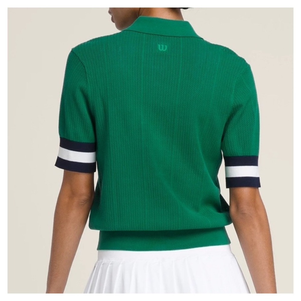 Wilson Green Short Sleeve Polo Shirt - Picture 2 of 9
